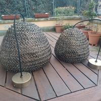 Lampadari Gemelli metallici perfetto stato 