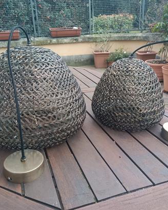 Lampadari Gemelli metallici perfetto stato 