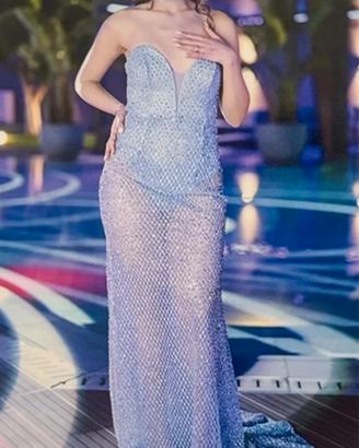 abito da cerimonia elegante+ Choker abbinato
