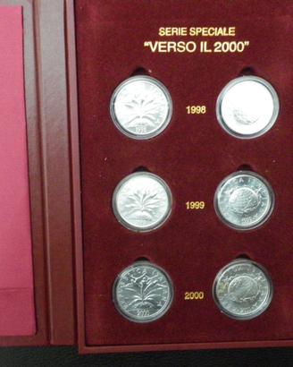 Serie Speciale Monete Argento 835 "Verso il 2000"