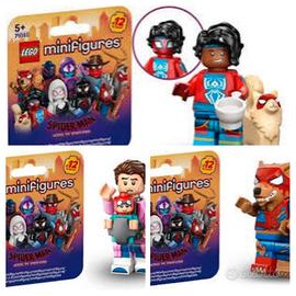 LOTTO LEGO ( 4  ) MINIFIGURES SPIDERMAN NUOVE
