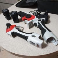Cesoie e sega a batteria per siepi