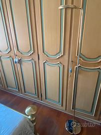 Lampada vintage alogena -da terra -anni “50-ottone