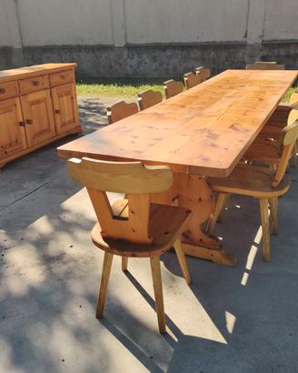 Arredamento per taverna in cirmolo / abete