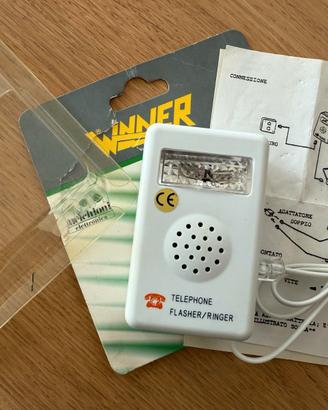 Avvisatore luminoso/suoneria per telefono fisso