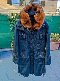 Piumino donna con pelliccia 