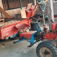 motozappa con rimorchio 10cv 