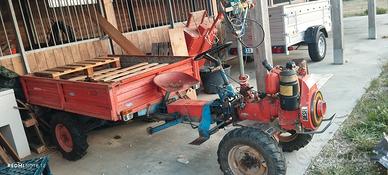 motozappa con rimorchio 10cv 