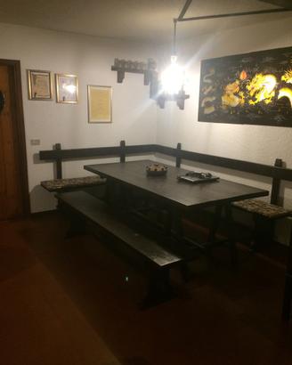 Set da taverna tavolo piu panche