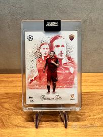Francesco Totti Topps Total Football 1/5 rara