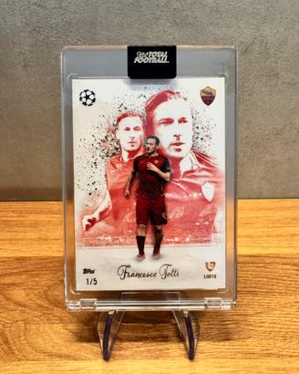 Francesco Totti Topps Total Football 1/5 rara