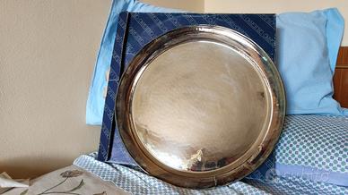 Vassoio in metallo cromato