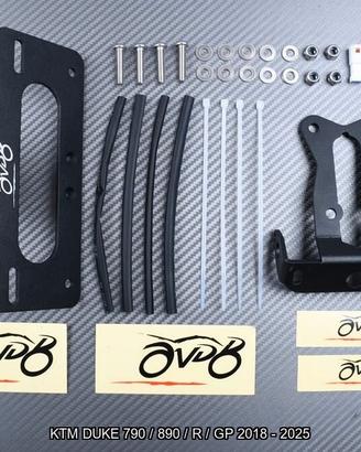 Portatarga corto KTM DUKE 790 890 R GP 2018 - 2025