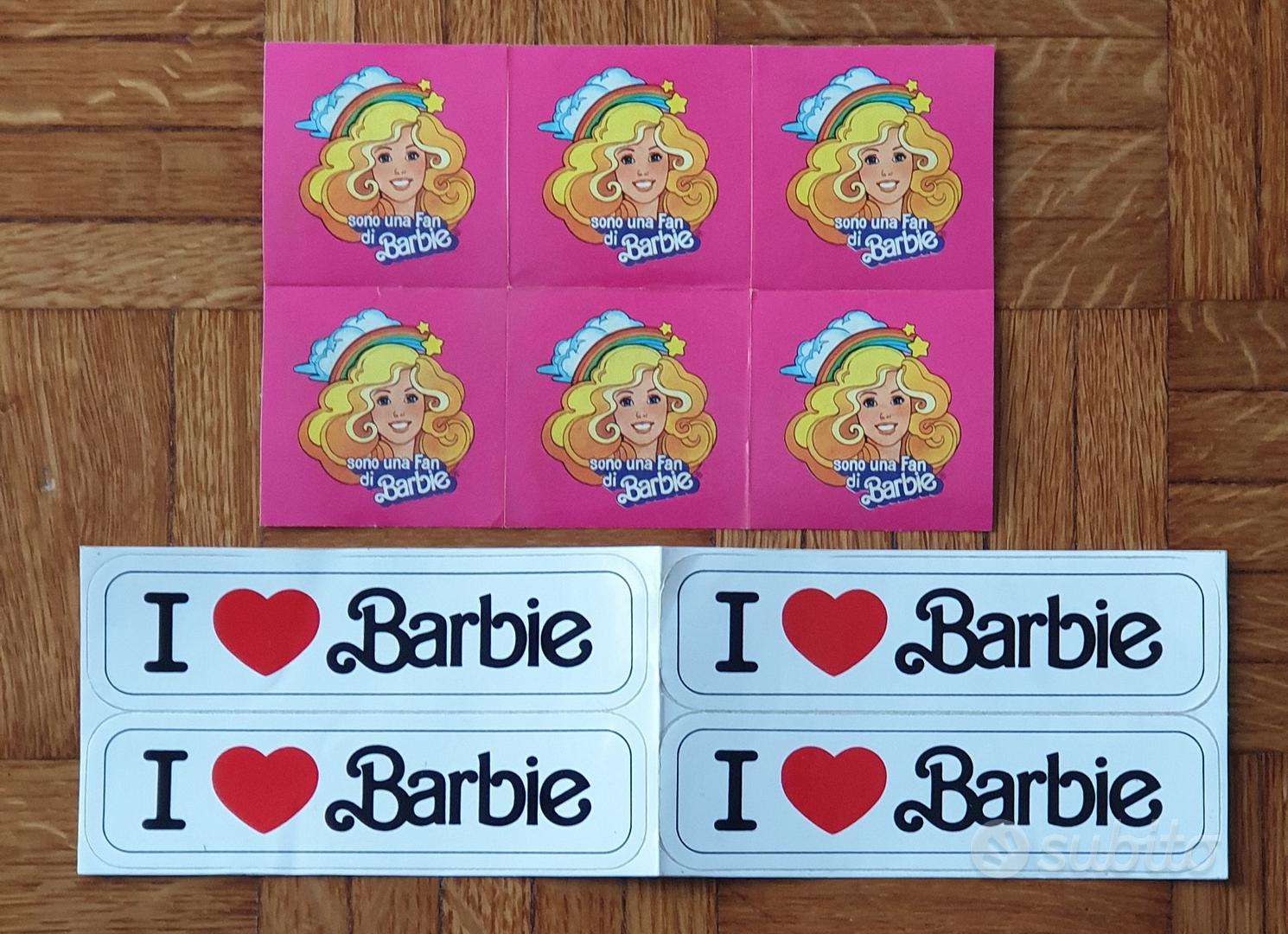 Lotto di 10 Adesivi Barbie Mattel Vintage Anni 70 - Tutto per i bambini In  vendita a Milano