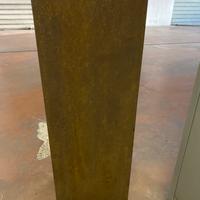 Vaso in corten cm 28x28 altezza cm80