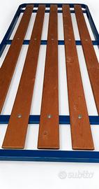 Rete Letto Singolo 190×80  Ultra-Resistente Blu 