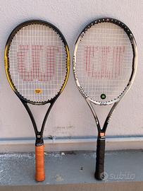 Coppia racchette tennis Wilson + Custodia