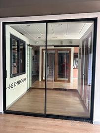 Infisso scorrevole alluminio