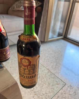 Bottiglia Vino cantine Curti 1972