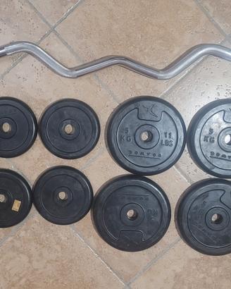 pesi bilanciere palestra 