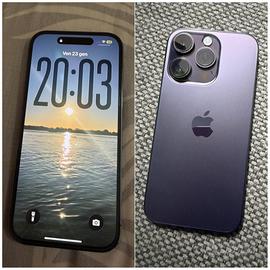 Iphone 14 pro viola - completo di accessori
