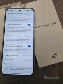 Honor magic 8 lite 5G,256 giga