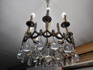 Lampadine 8 candele a goccia anni 70