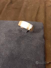 Anello in Argento lucido 925 a fascione misura 18