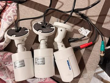 3 Videocamere sorveglianza Hyundai