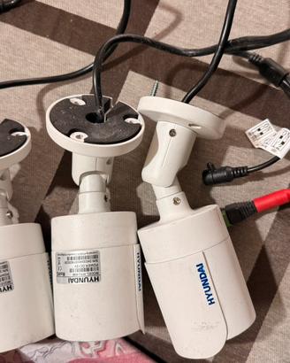 3 Videocamere sorveglianza Hyundai