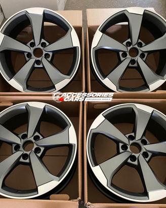 Set di cerchi in lega da 17  e 18 dedica AUDI RS