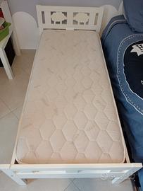 Letto Ikea con sponda+materasso (no Ikea)