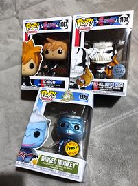 Lotto funko pop ichigo e monkey chase
