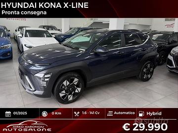Hyundai Kona KM 0 1.6 HEV DCT XLine FINANZIABILE