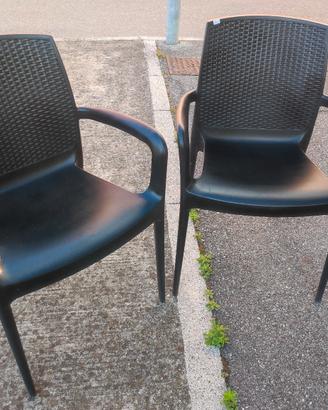 🌬️🌬️ Boheme sedia da giardino con braccioli impi