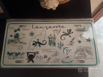 Targa Metallica Lanzarote 