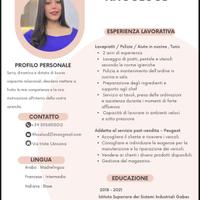 Lavapiatti/ pulizia/ aiuto in cucina