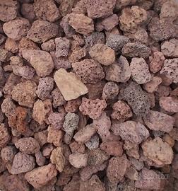 Lapillo vulcanico rosso