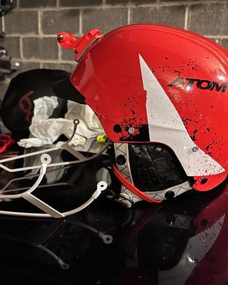 ATOMIC Troop Slalom casco Slalom Speciale con ment