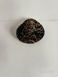 Cappello vintage in pelliccia maculata