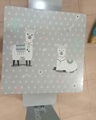 tavolino con 2 sedie in 6