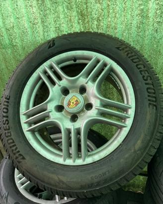 Cerchi cayenne s del 2004 perfetti con gomme neve