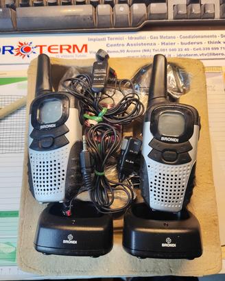 walkie talkie/ ricetrasmittenti PMR brondi