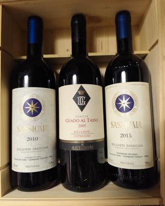 Cofanetto Sassicaia e Guado al Tasso