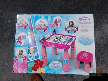 Tavolino Princess Disney con sgabello