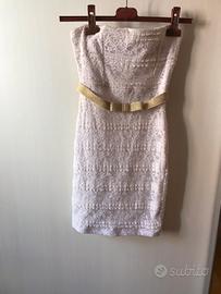 Tubino bianco con pizzo Tally WEiJL