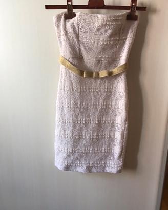 Tubino bianco con pizzo Tally WEiJL