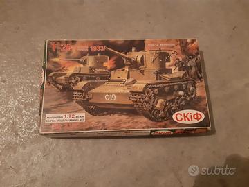carro armato T-26 scala 1/72 (con fotoincisioni)