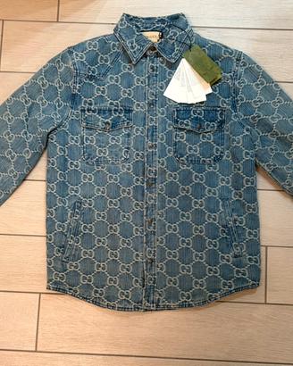 Gucci giubbotto Jeans originale trapuntato tg.S