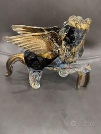Leone  San Marco Oro in Vetro di Murano